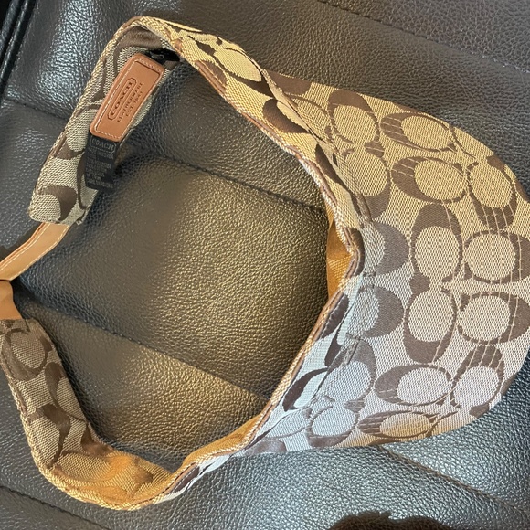 Coach Vintage Y2K Signature C Beige/Tan Visor - Picture 2 of 5